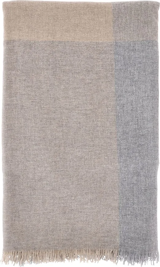 Плед S dahl Merino, кашемир, 130 200 см, серый