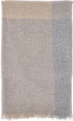 Плед S dahl Merino, кашемир, 130 200 см, серый