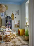 Покрывало стёганое Bloomingville Crewe, хлопок, 125 150 см, жёлтый — фото 2