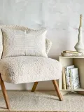 Декоративная подушка Bloomingville, Chun, 35 50 см, хлопок, бежевая — фото 7
