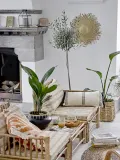 Декоративная подушка Bloomingville, Ester, 50 50 см, хлопок, оранжевая — фото 5