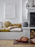 Декоративная подушка Bloomingville, Gija, 45 45 см, хлопок, коричневая — фото 2