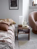 Декоративная подушка Bloomingville, Gija, 45 45 см, хлопок, коричневая — фото 4