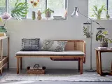 Декоративная подушка Bloomingville, Gyta, 45 45 см, хлопок, зелёная — фото 4