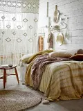 Декоративная подушка Bloomingville, Katrin, 55 55 см, хлопок, коричневая — фото 2