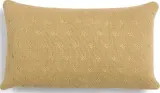 Декоративная подушка Essenza, Knitted Ajour, 30 50 см, хлопок, жёлтая — фото 1