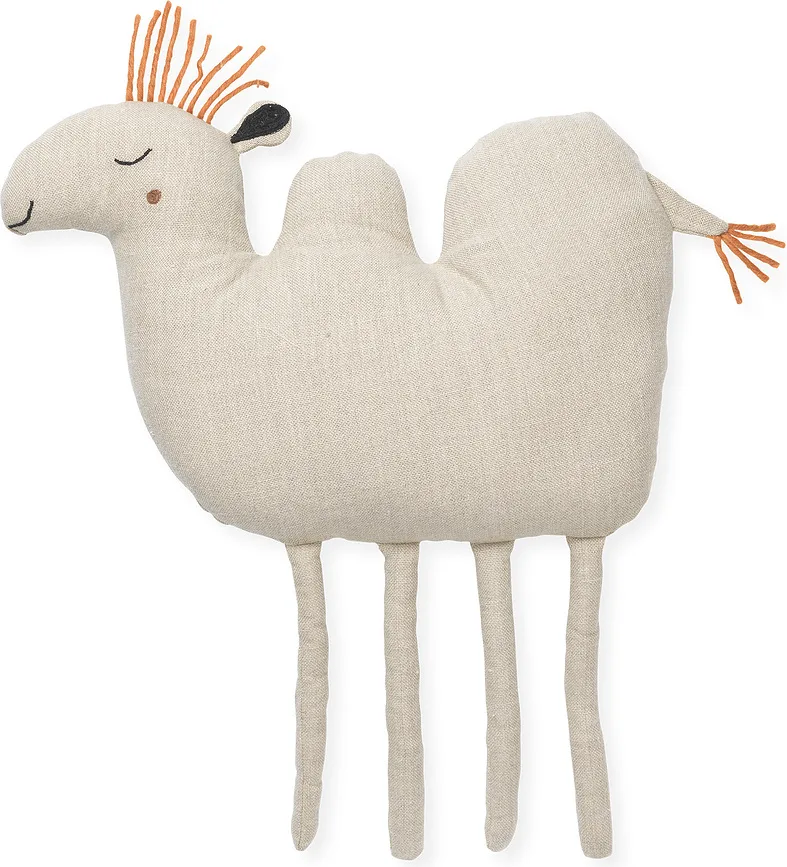 Декоративная подушка Ferm Living, Camel, 47 51 см, лён, бежевая