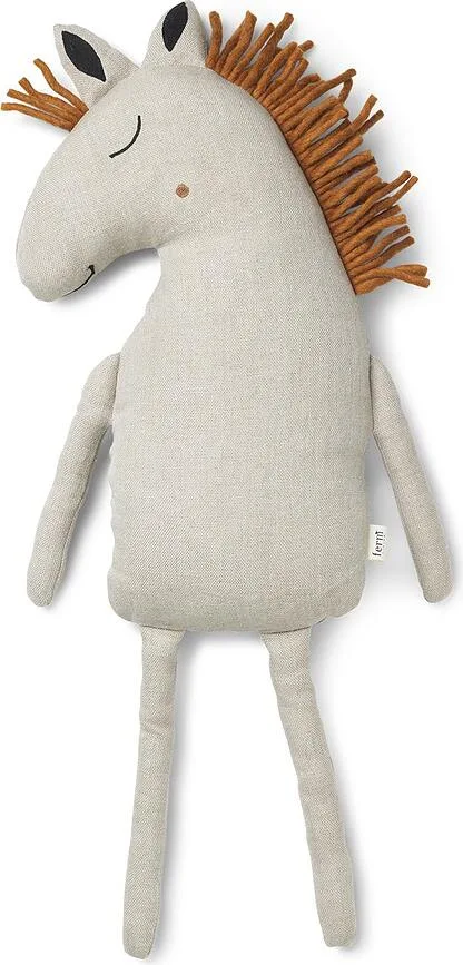Декоративная подушка Ferm Living, Przytulanka Safari kon, 22 70 см, лён