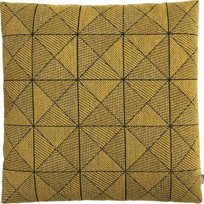 Декоративная подушка Muuto, Tile, 45 45 см, шерсть, жёлтая