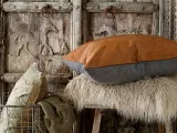 Декоративная подушка S dahl, Lodge, 60 60 см, натуральная кожа — фото 3
