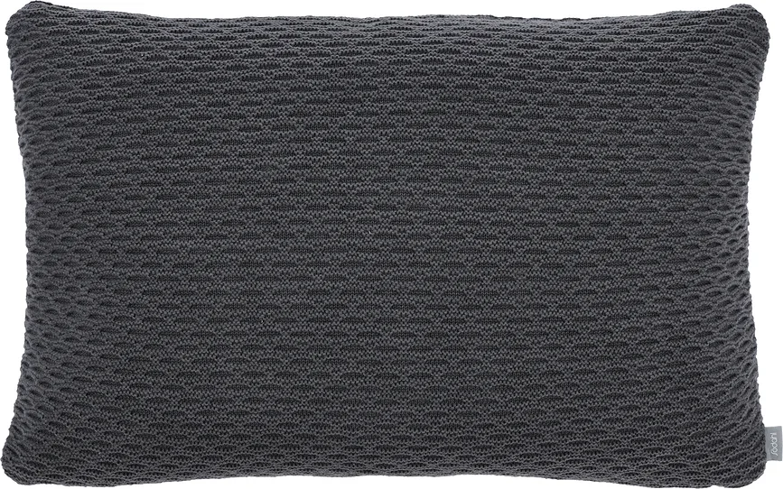 Декоративная подушка S dahl, Wave Knit, 40 60 см, хлопок, серая