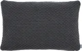 Декоративная подушка S dahl, Wave Knit, 40 60 см, хлопок, серая — фото 1