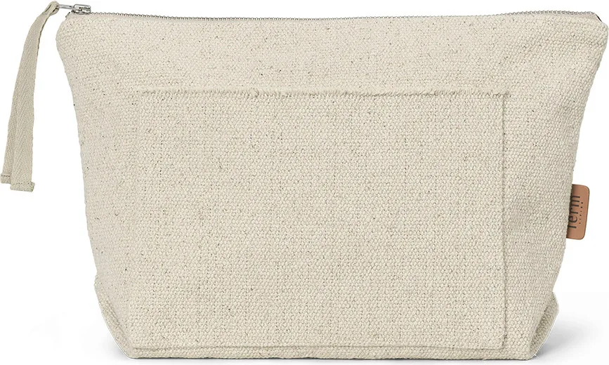 Косметичка Ferm Living Pocket, белая, хлопок
