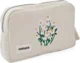 Косметичка Humdakin Embroidery, бежевая, хлопок — фото 1