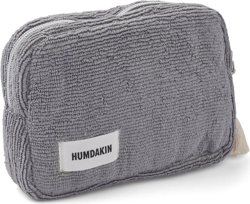 Косметичка Humdakin Terry, серая, хлопок