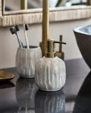 Дозатор для жидкого мыла House Doctor Deco, камень, бежевый — фото 2