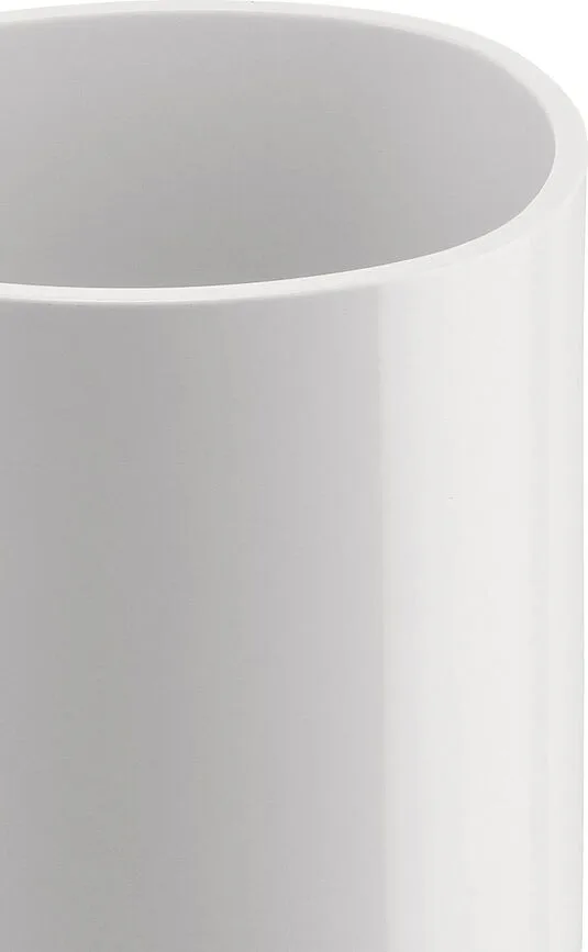 Стакан для зубных щёток Alessi Birillo, стекло, белый