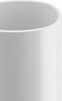Стакан для зубных щёток Alessi Birillo, стекло, белый
