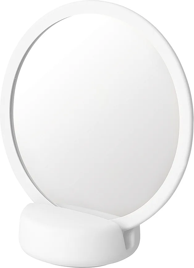 Косметическое зеркало Blomus Sono, круглое, керамика, белое