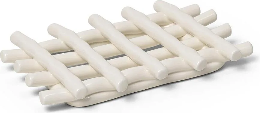 Мыльница Ferm Living Ceramic, керамика, бежевая