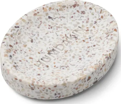 Мыльница Humdakin Terrazzo, камень, бежевая