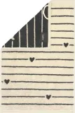 Полотенце для лица и рук cawo lines hearts, хлопок, 30 , серое · арт. fabr 6276 50/100 37 — фото 1