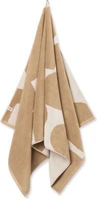Полотенце банное Ferm Living Ebb, хлопок, 70 140 см, бежевое