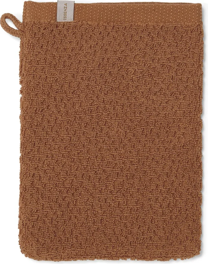 Полотенце для лица и рук Essenza Connect Organic Breeze, хлопок, 16 22 см, коричневое