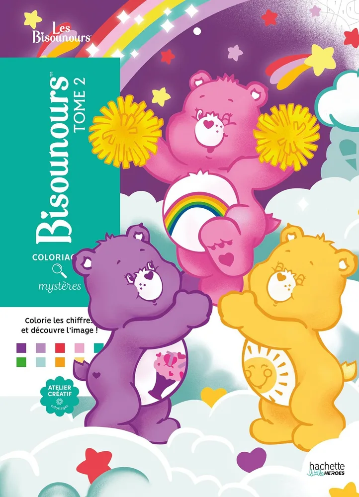Раскраска по номерам Coloriages Mystères - Bisounours Tome 2