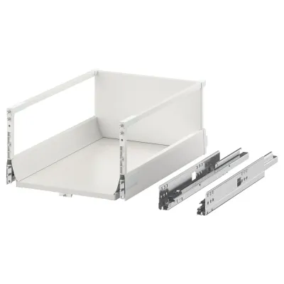 IKEA MAXIMERA (ИКЕА МАКСИМЕРА) — Ящик высокий, белый 40х60 см