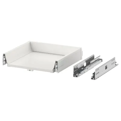 IKEA MAXIMERA (ИКЕА МАКСИМЕРА) — Ящик низкий, белый 40х37 см