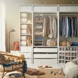 IKEA SKUBB (ИКЕА СКУББ) — Подвесной модуль, 6 секций, белый 35х45х125 см — фото 3