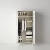 IKEA SKUBB (ИКЕА СКУББ) — Подвесной модуль, 6 секций, белый 35х45х125 см — фото 4