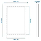 IKEA FISKBO (ИКЕА ФИСКБО) — Рамка, чёрный 10х15 см — фото 4