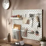 IKEA SKÅDIS (ИКЕА СКОДИС) — Полка, белый — фото 3
