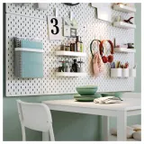 IKEA SKÅDIS (ИКЕА СКОДИС) — Полка, белый — фото 5