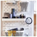 IKEA SKÅDIS (ИКЕА СКОДИС) — Полка, белый — фото 7