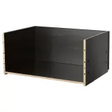 IKEA BESTÅ (ИКЕА БЕСТО) — Каркас ящика, чёрно-коричневый 60х25х40 см — фото 1