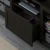 IKEA BESTÅ (ИКЕА БЕСТО) — Каркас ящика, чёрно-коричневый 60х25х40 см — фото 3