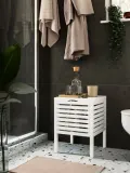 IKEA MUSKAN (ИКЕА МУСКАН) — Табурет с отделением для хранения, белый 50 см — фото 3