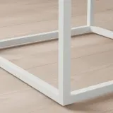 IKEA VIKHAMMER (ИКЕА ВИКХАММЕР) — Прикроватный столик, белый 40х39 см — фото 6