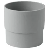IKEA NYPON (ИКЕА НИПОН) — Кашпо, для дома/улицы серый 9 см — фото 1