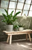 IKEA NYPON (ИКЕА НИПОН) — Кашпо, для дома/улицы серый 24 см — фото 2