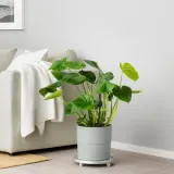 IKEA NYPON (ИКЕА НИПОН) — Кашпо, для дома/улицы серый 24 см — фото 5