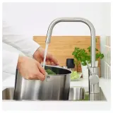 IKEA ÄLMAREN (ИКЕА ЭЛМАРЕН) — Смеситель для кухни, стальной — фото 3