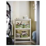 IKEA VESKEN (ИКЕА ВЕСКЕН) — Тележка, белый 54x18x71 см — фото 5