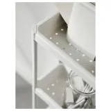 IKEA VESKEN (ИКЕА ВЕСКЕН) — Тележка, белый 54x18x71 см — фото 6
