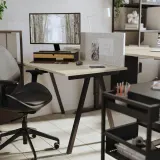 IKEA ELLOVEN (ИКЕА ЕЛЛОВЕН) — Подставка под монитор с ящиком, антрацит — фото 2