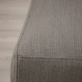 IKEA BERGMUND (ИКЕА БЕРГМУНД) — Чехол на стул, средняя длина, Nolhaga серый/бежевый — фото 2