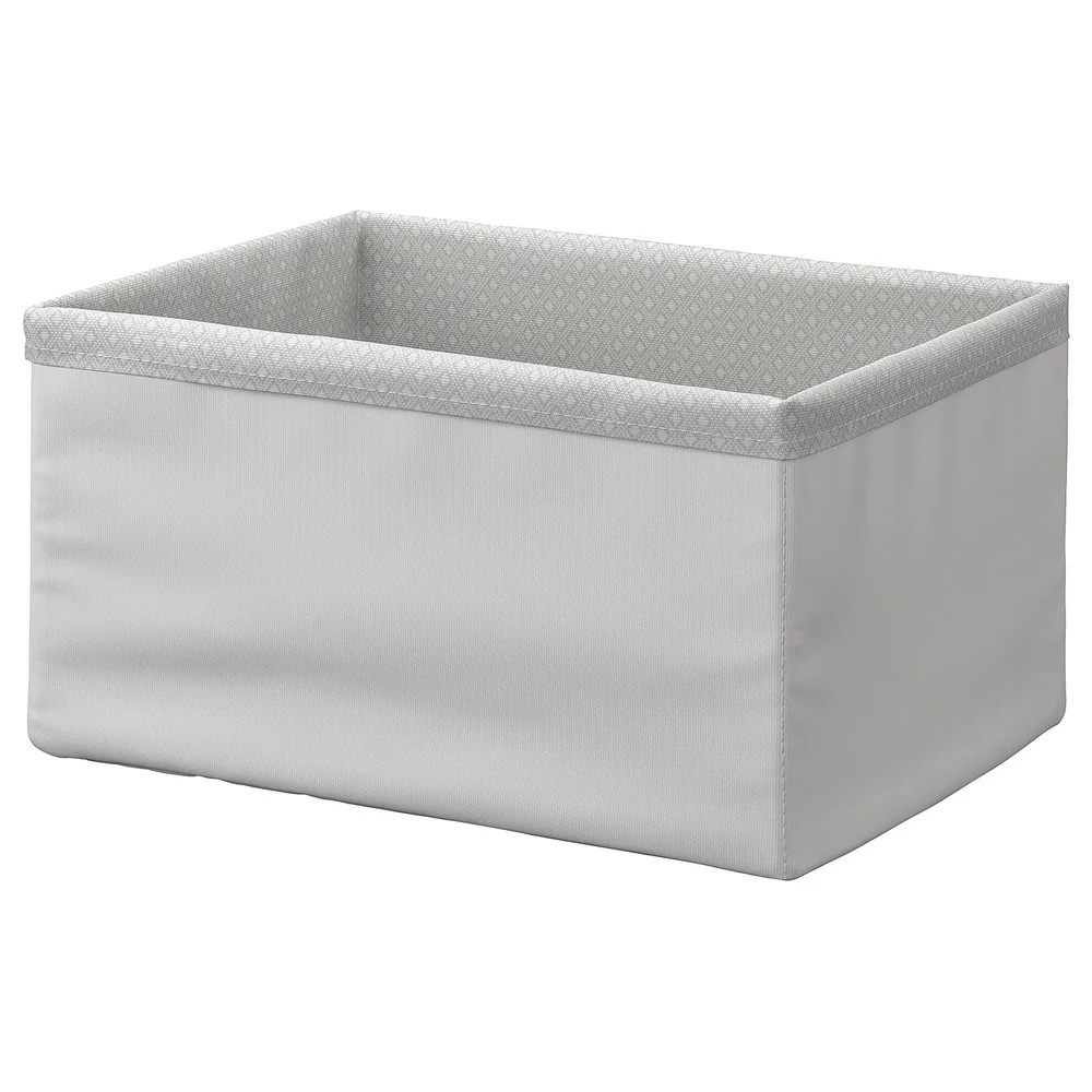 IKEA BAXNA (ИКЕА БАКСНА) — Органайзер, серый/белый 26x34x18 см